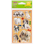 Наліпки 7.6*12.7см "Dogs C"