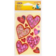 Наліпки 7.6*12.7см "Heart А"